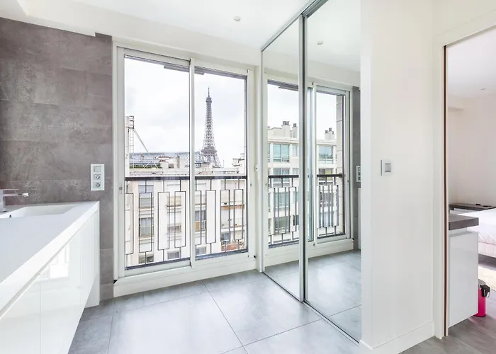 Luxury Eiffel Tower View - 16 Apartmán Paříž